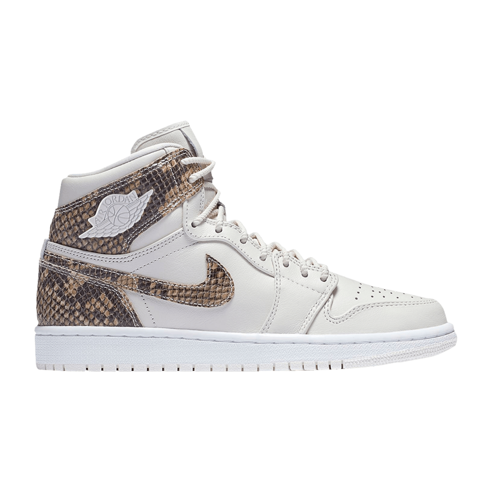 Air Jordan 1 High White Snake