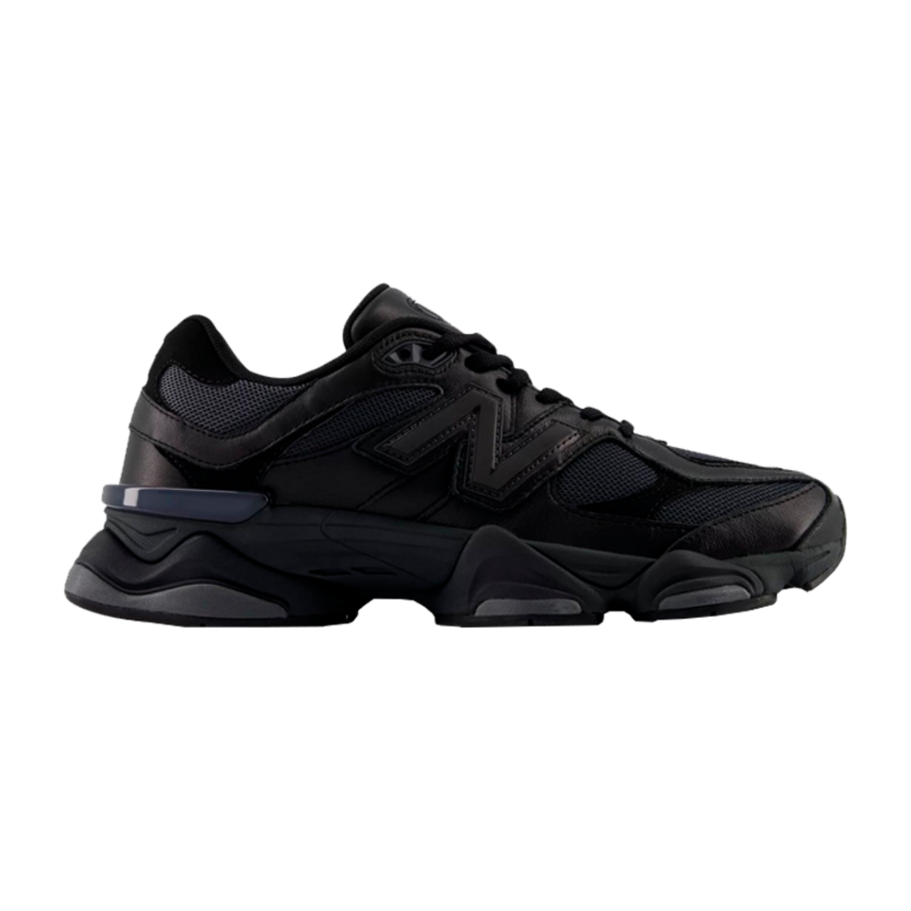 NEW BALANCE 9060 TRIPLE BLACK LEATHER