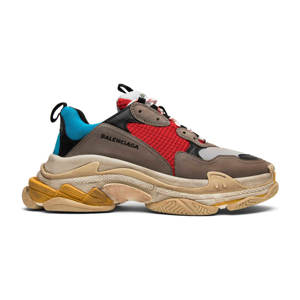 Balenciaga Triple S Grey Red Blue