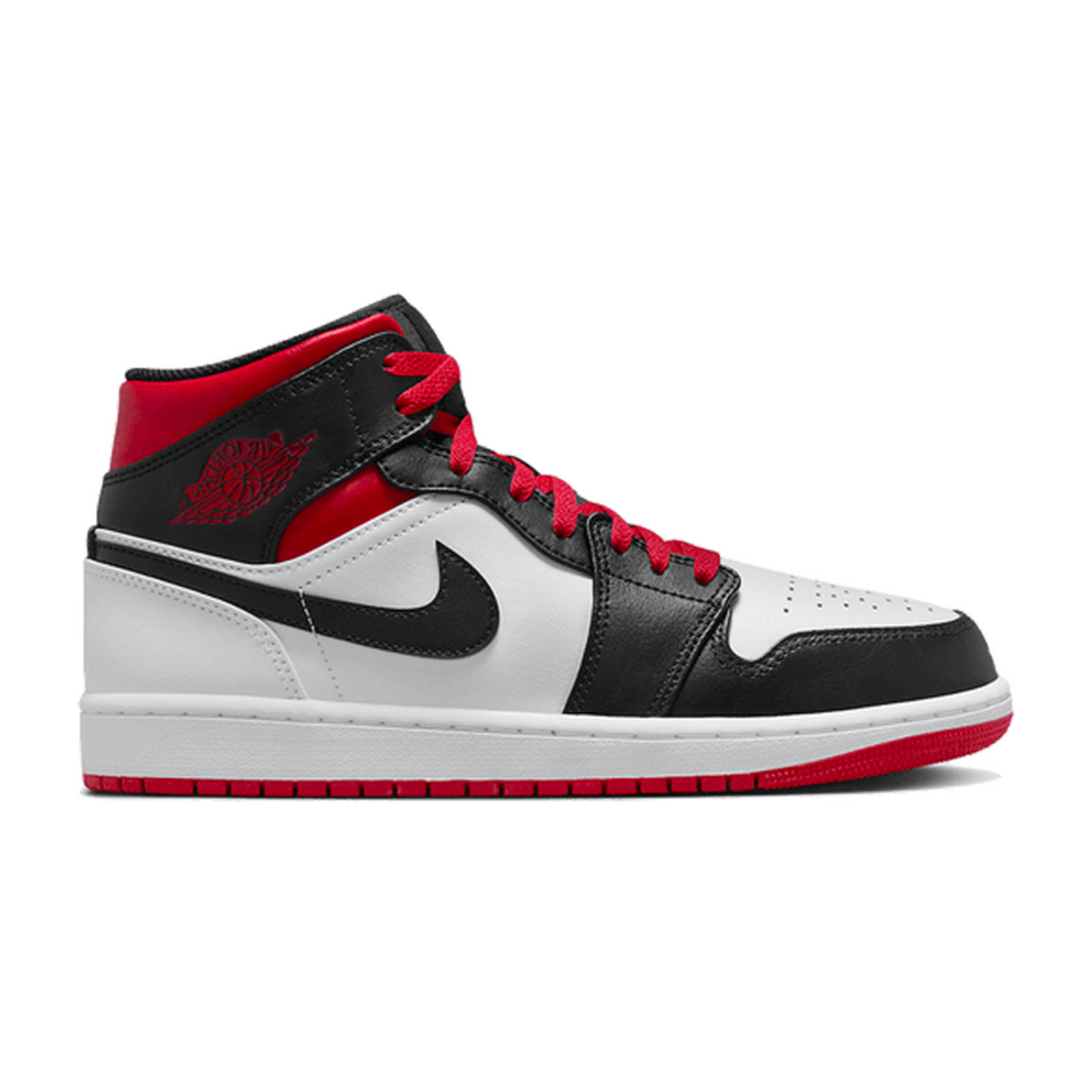 JORDAN 1 MID GYM RED BLACK TOE
