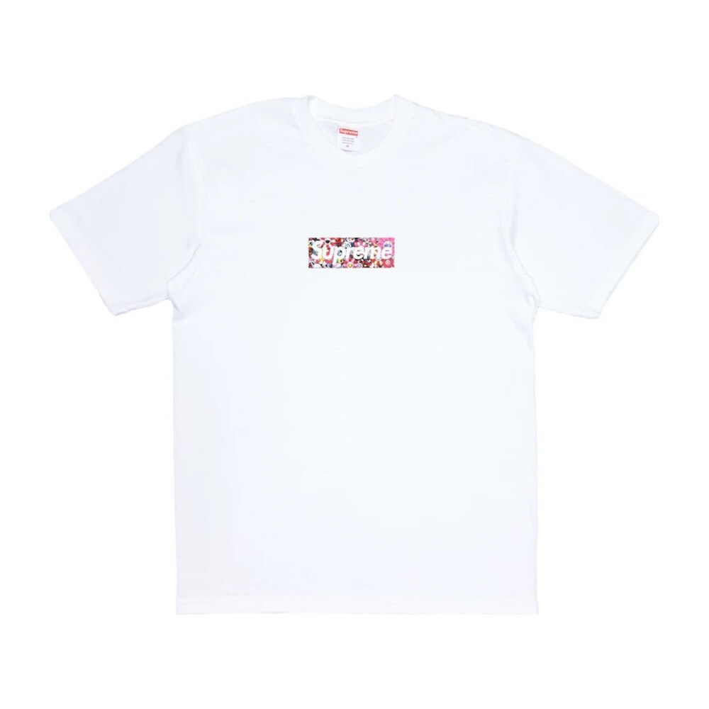 Supreme Takashi Murakami Covid-19 Relief Box Logo Tee White 