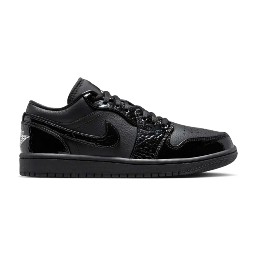 TENIS JORDAN 1 LOW SE PATENT ELEPHANT BLACK