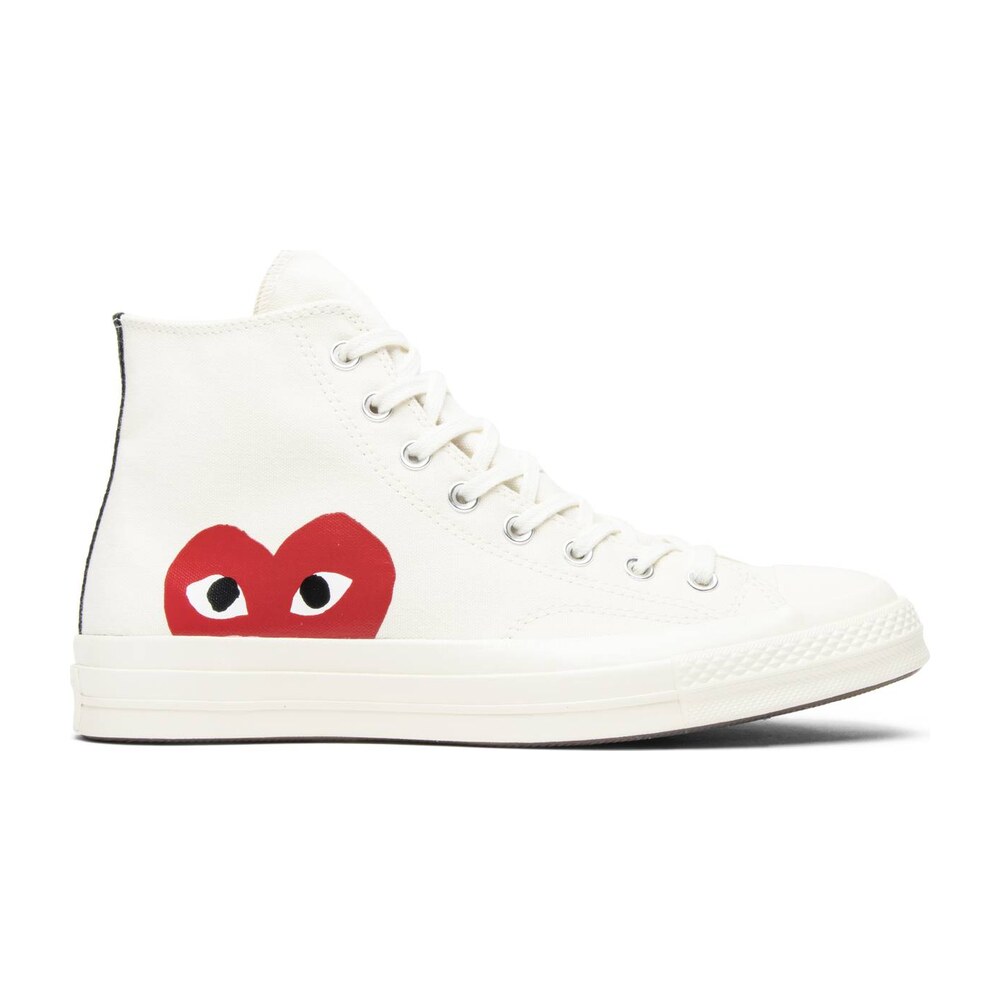 Tenis Converse Chuck Taylor All Star 70s Hi Comme Des Garçons Play White