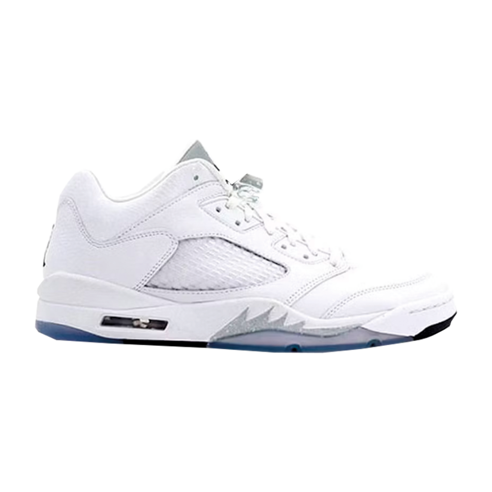 JORDAN 5 LOW METALLIC WHITE