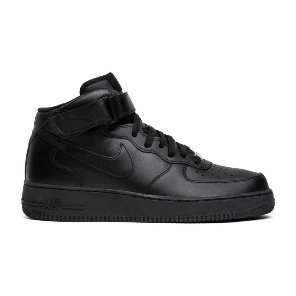 Tenis Nike Air Force 1 Mid 07 Triple Black 2021