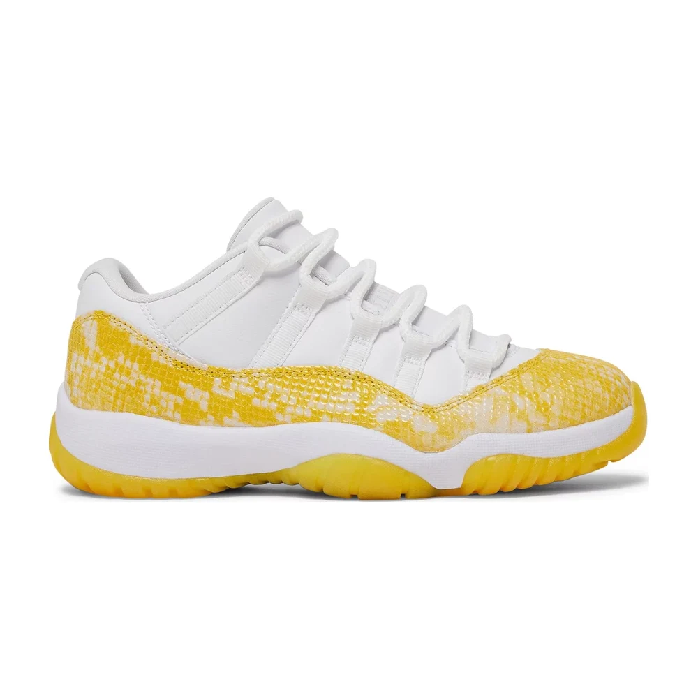Tenis Jordan 11 Low Tour Yellow Snakeskin