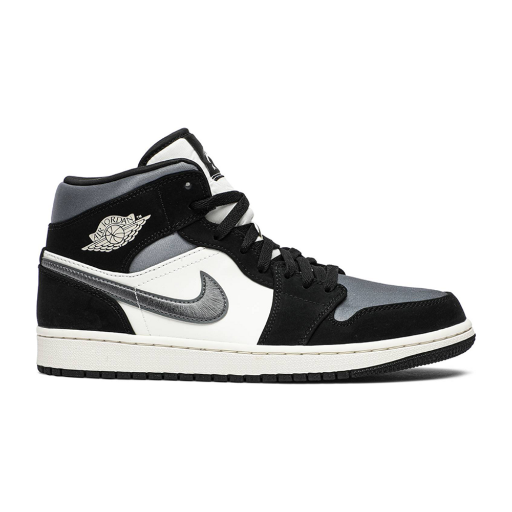 Air Jordan 1 Mid Satin Grey Toe