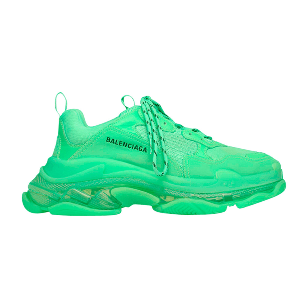 Balenciaga Triple S Neon Green Clear Sole