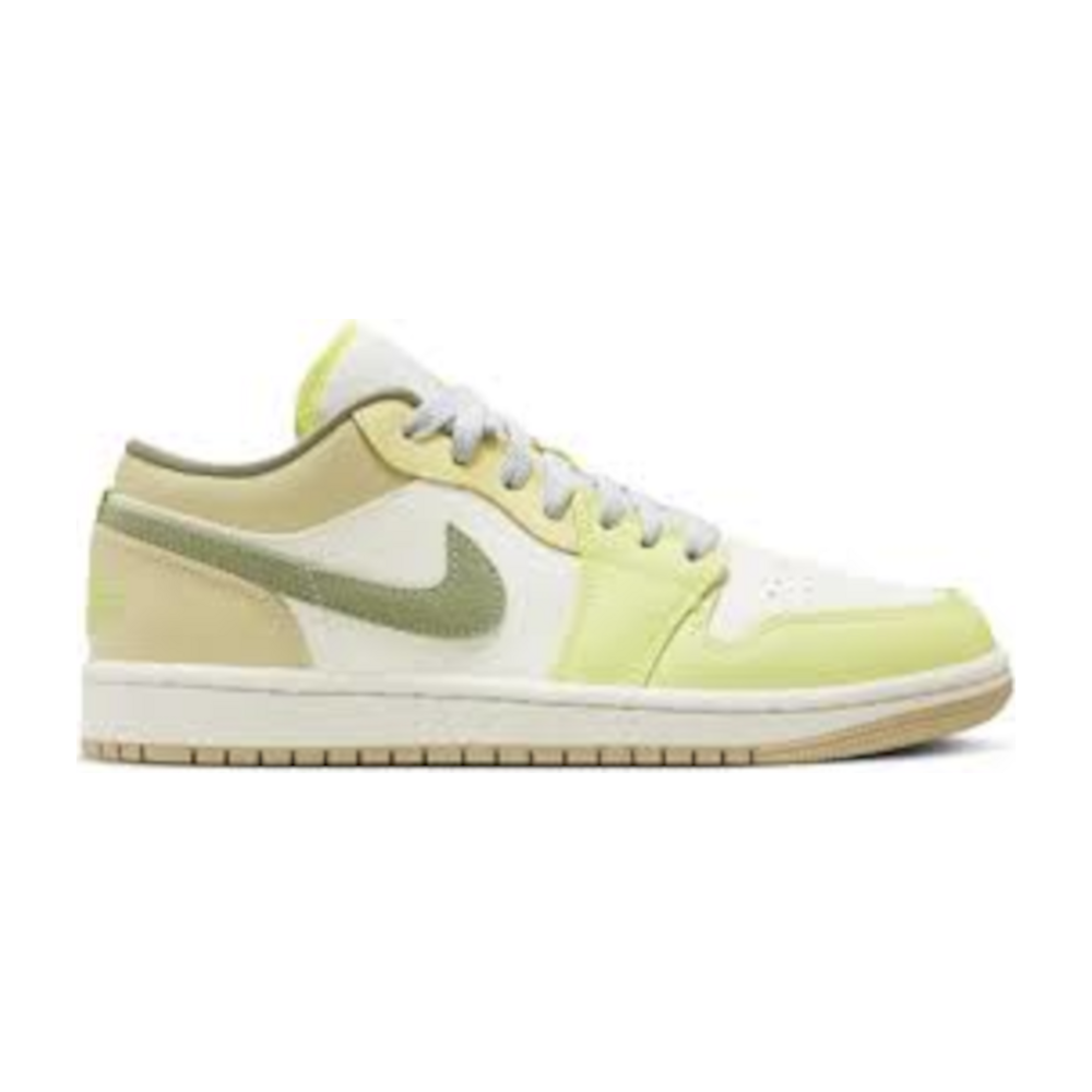 JORDAN 1 LOW SAIL WHITE OIL GREEN