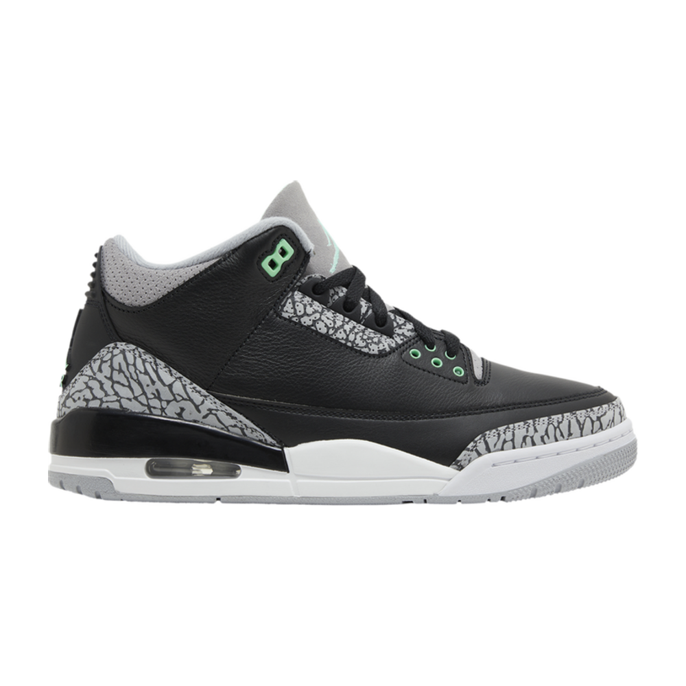 TENIS JORDAN 3 GREEN GLOW