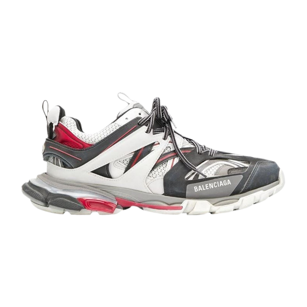 BALENCIAGA TRACK WHITE GREY RED