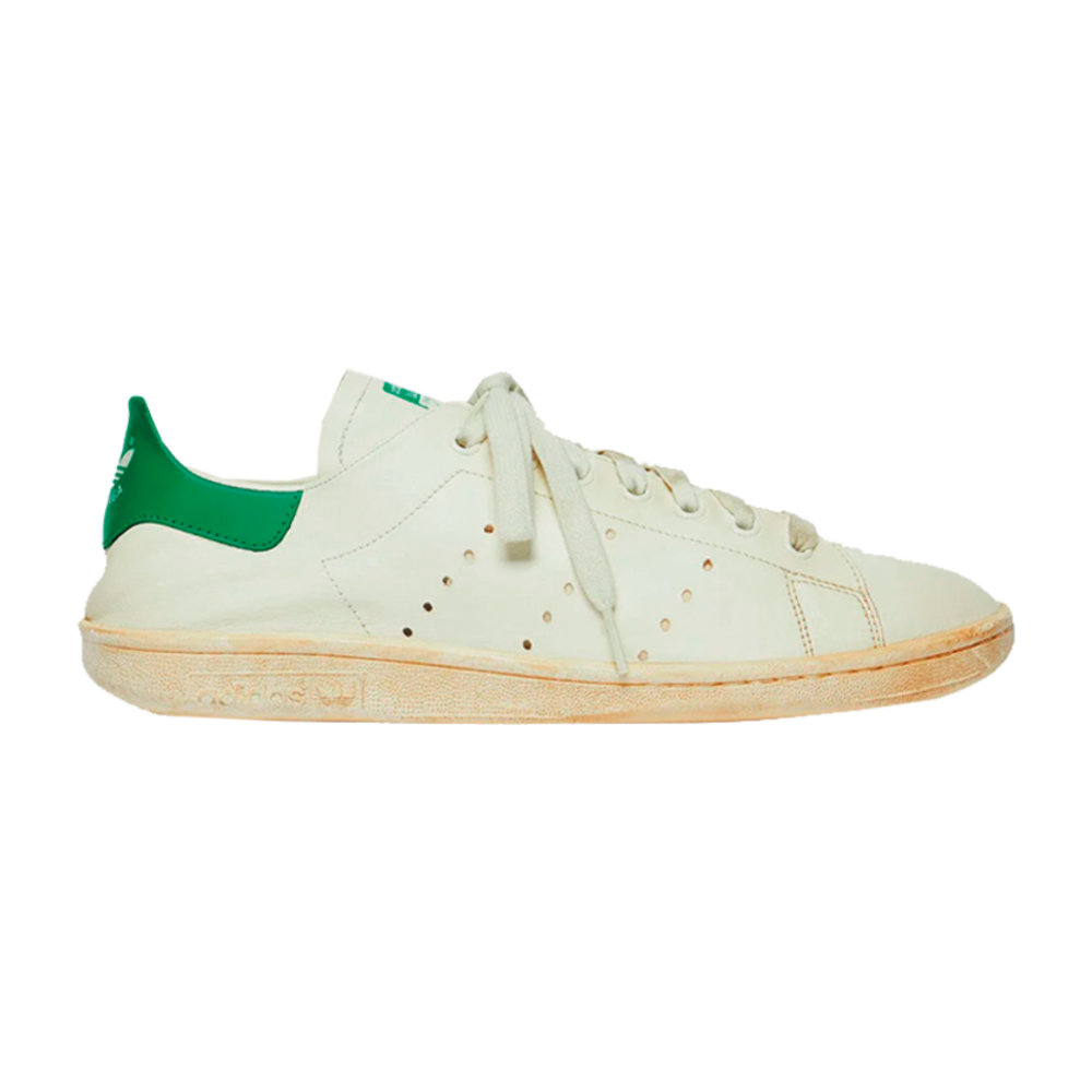 BALENCIAGA X ADIDAS STAN SMITH WORN-OUT WHITE GREEN