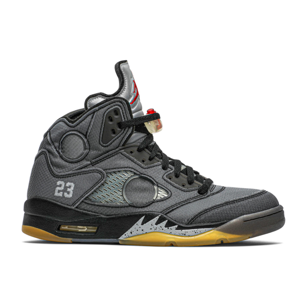 TENIS JORDAN 5 OFF WHITE MUSLIN