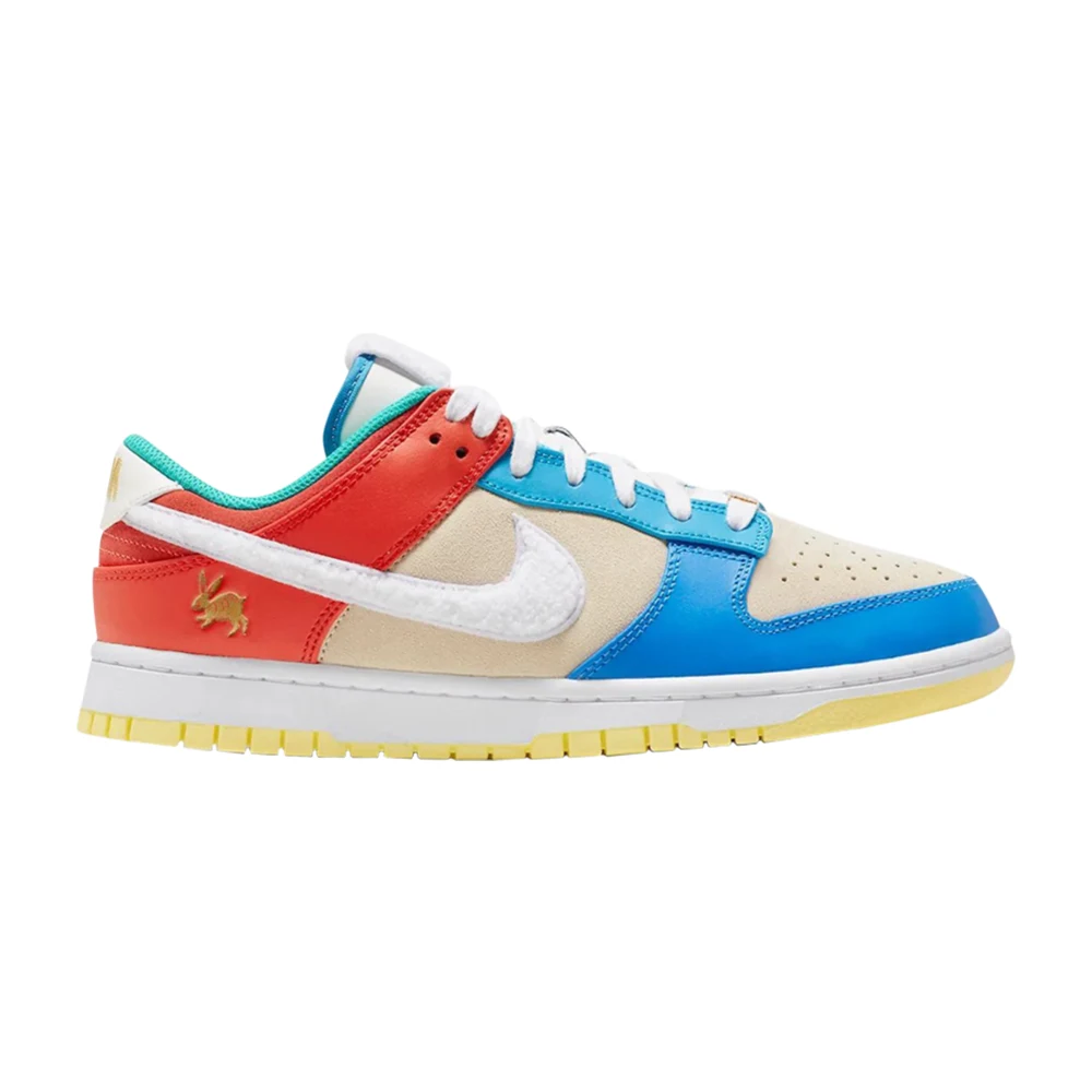 Tenis Nike Dunk Low Prm Year Of The Rabbit Blue Orange Cream
