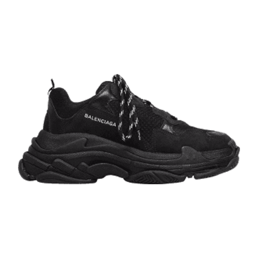 Balenciaga Triple S Triple Black Nondistressed