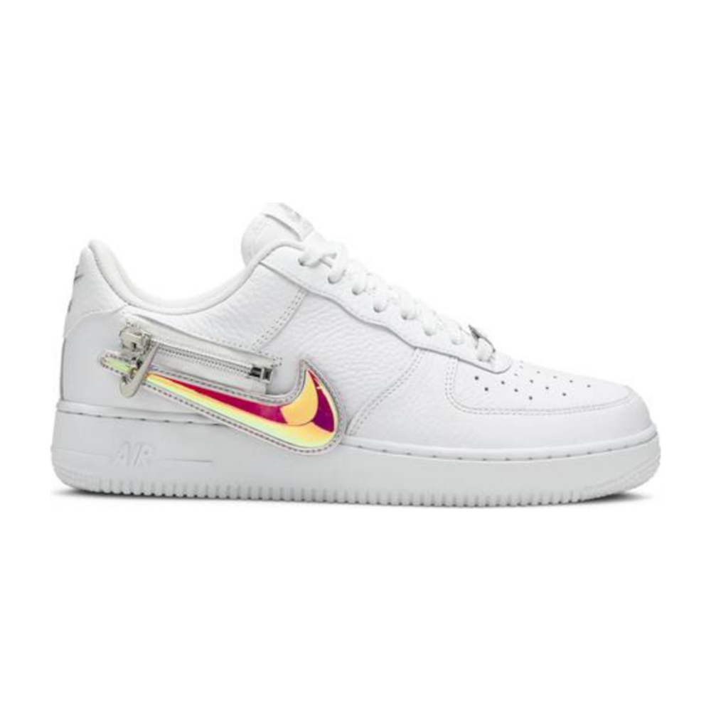 Tenis Nike Air Force 1 Low Zip Swoosh White
