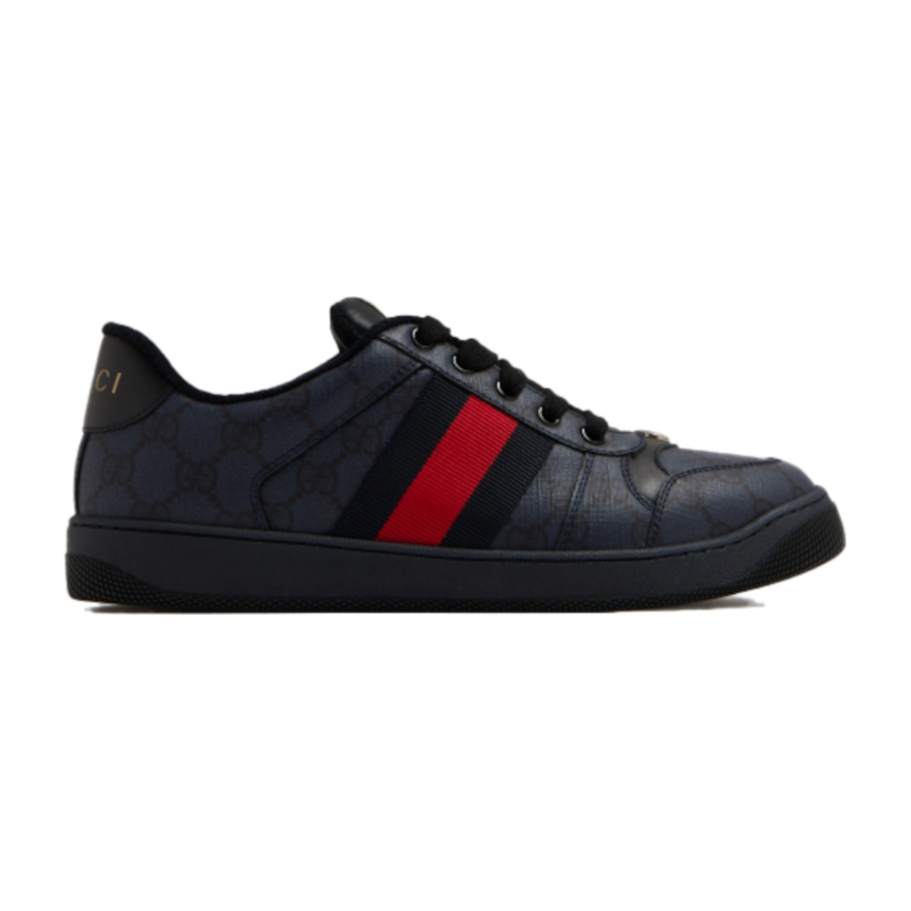 GUCCI SCREENER GG LEATHER BLACK