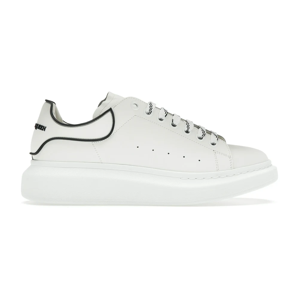 TENIS ALEXANDER MCQUEEN OVERSIZED WHITE BLACK TRIM
