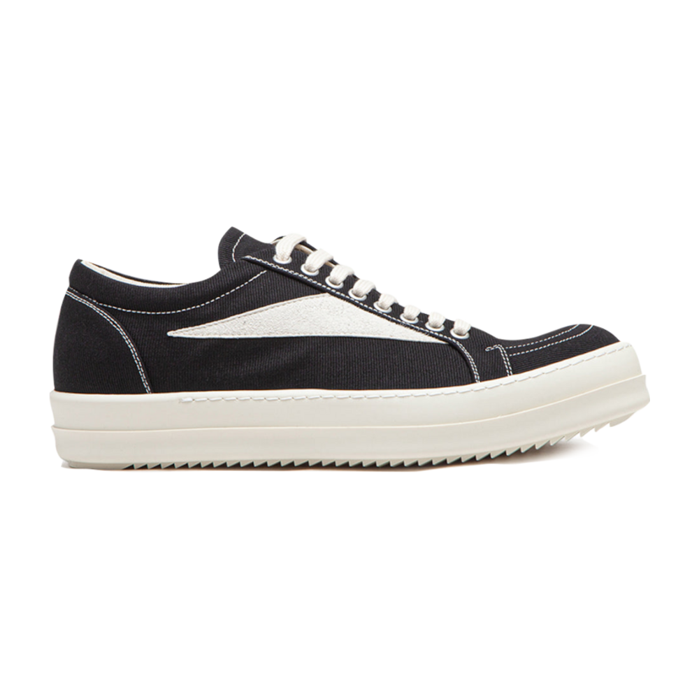 RICK OWENS DRKSHADW LUXOR VINTAGE LOW BLACK MILK
