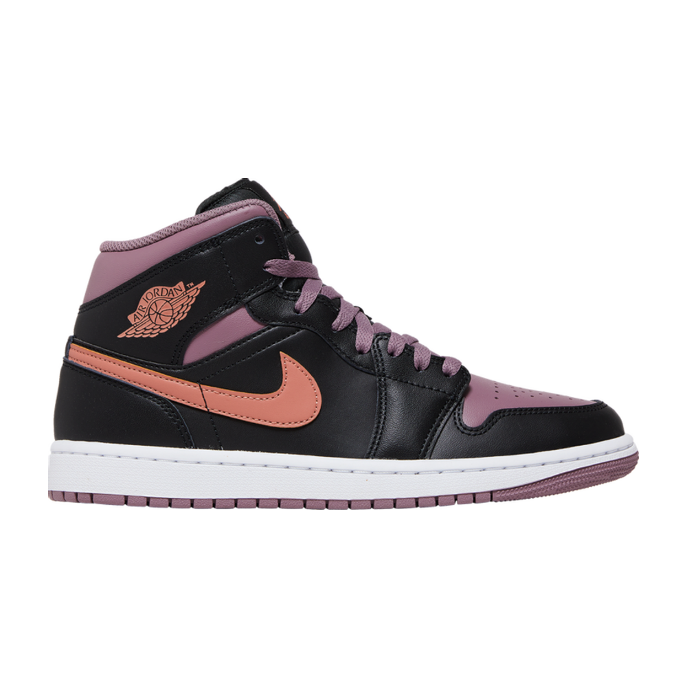 TENIS JORDAN 1 MID SE BLACK SKY J MAUVE