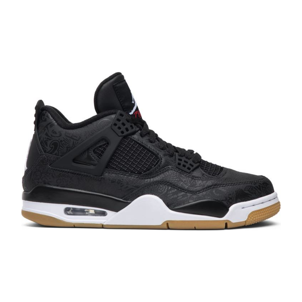 Tenis Jordan 4 Laser Black Gum