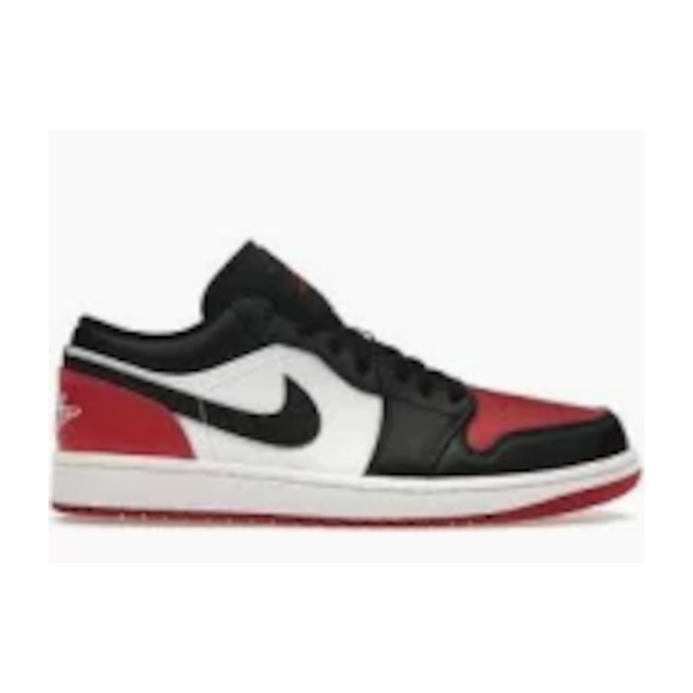 JORDAN 1 LOW BRED TOE 2.0