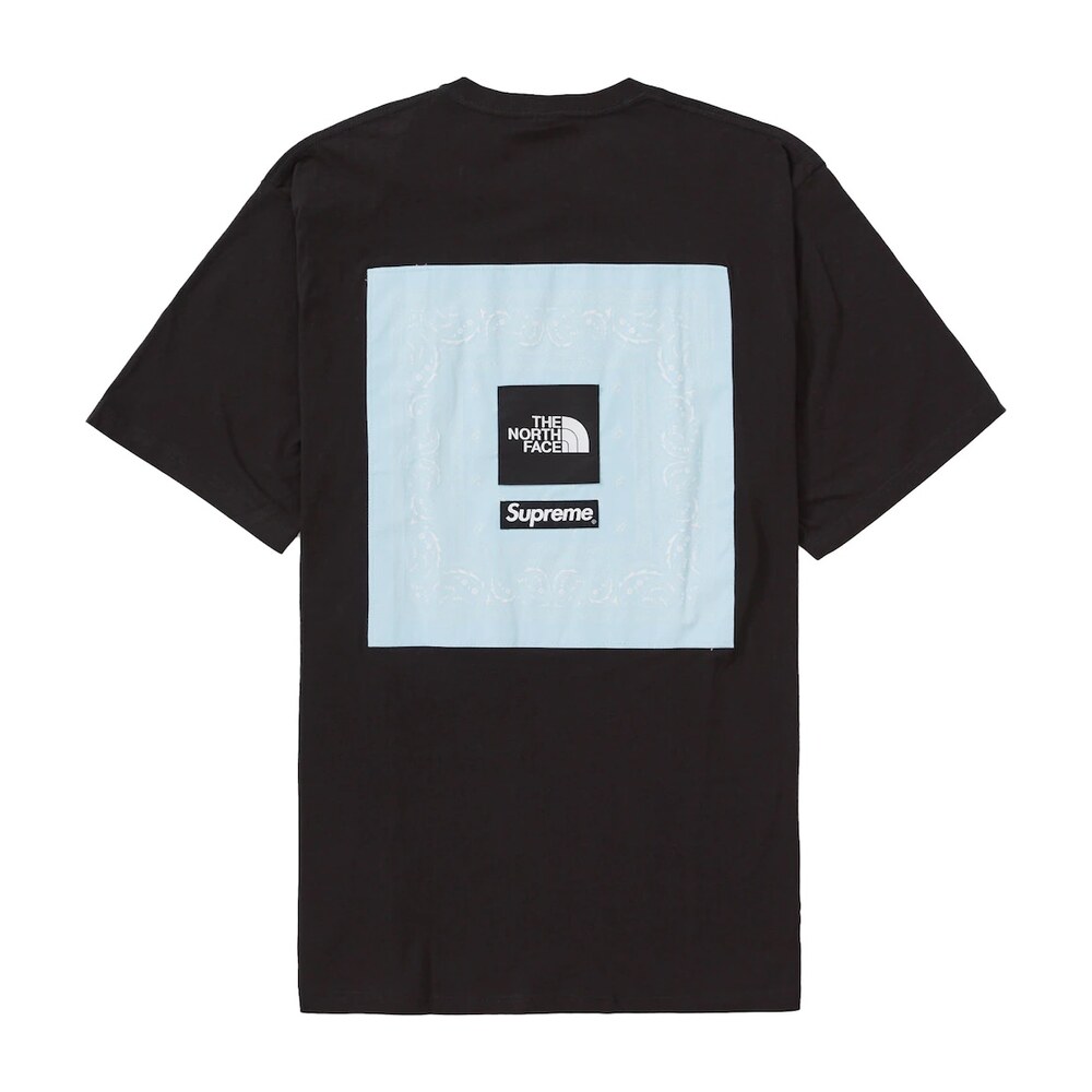 Supreme The North Face Bandana Tee Black 