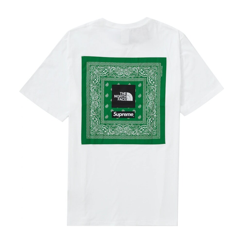 Supreme The North Face Bandana Tee White 