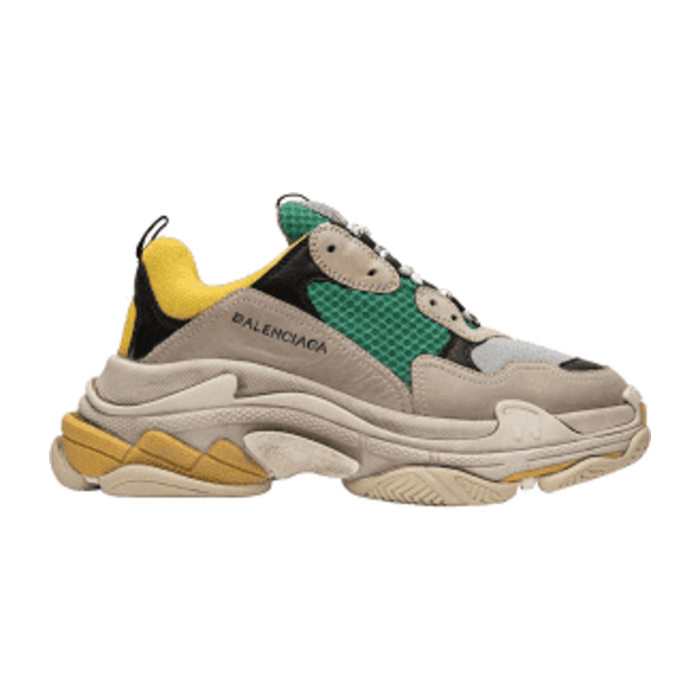 Balenciaga Triple S Beige Green Yellow