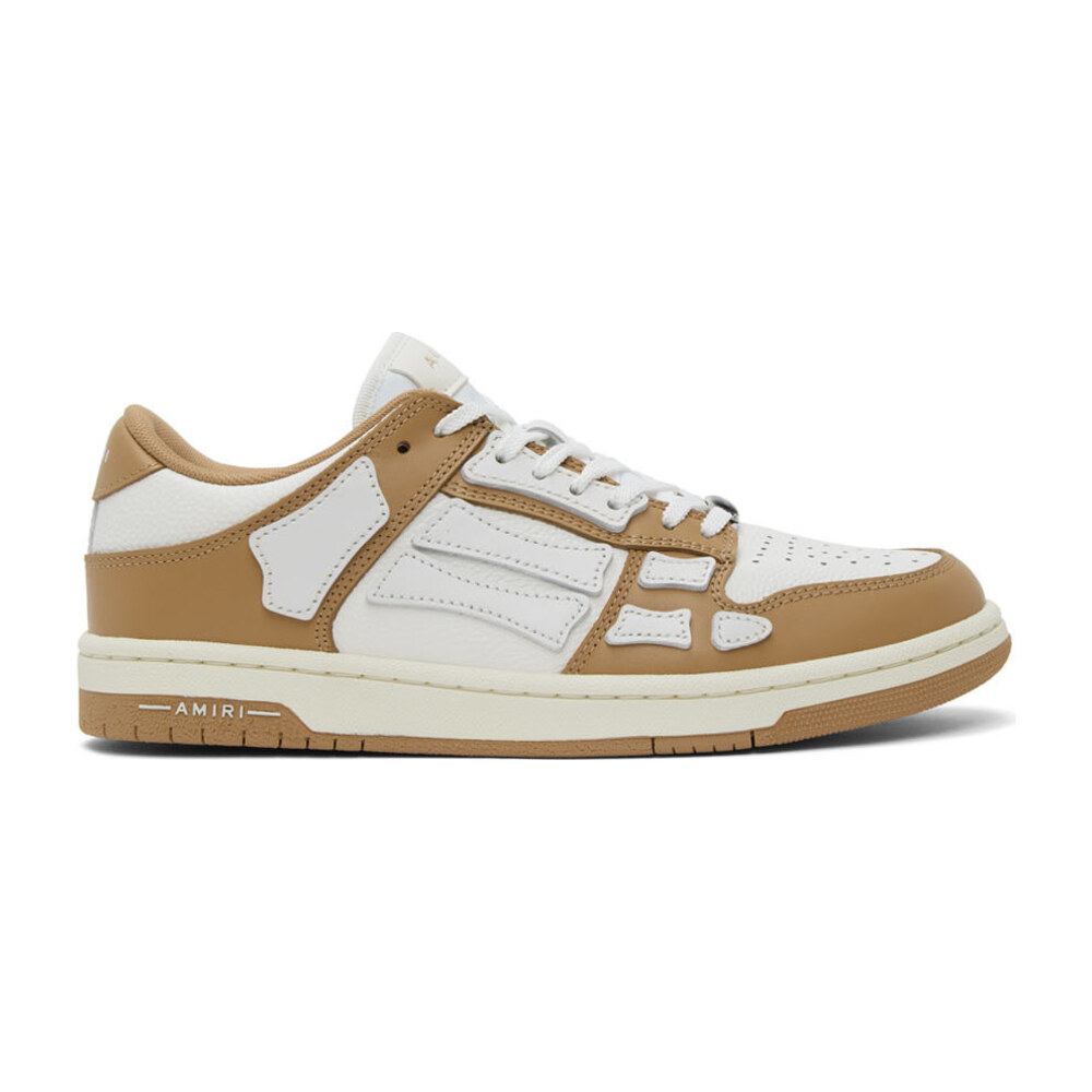 Tenis Amiri Skel Top Low White Brown