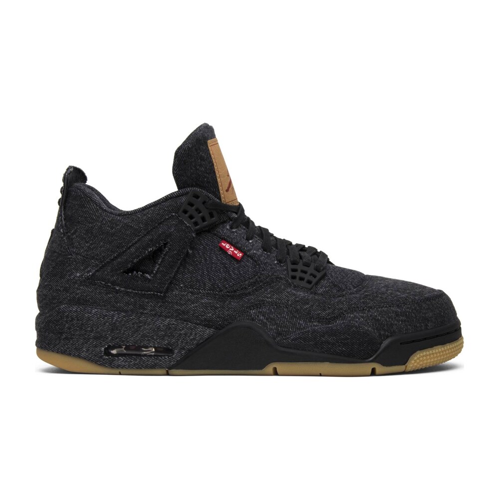 Jordan 4 Levis Black