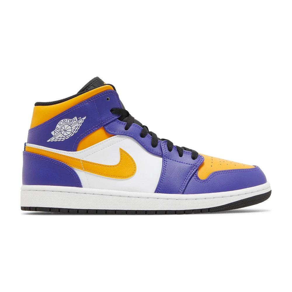 Tenis Air Jordan 1 Mid Lakers 2022