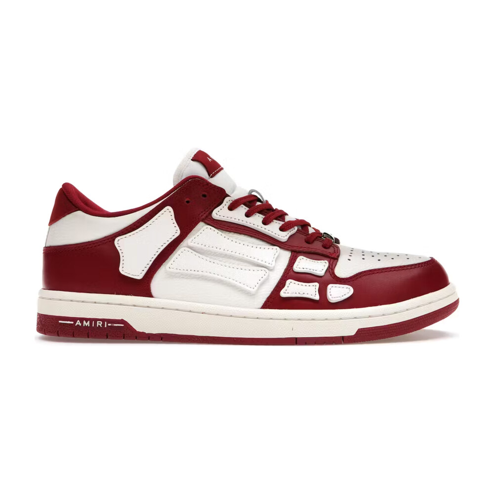 Tenis Amiri Skel Top Low Red White