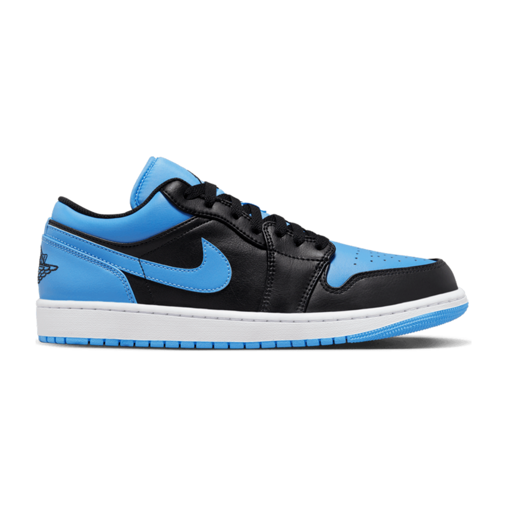 JORDAN 1 LOW BLACK UNIVERSITY BLUE