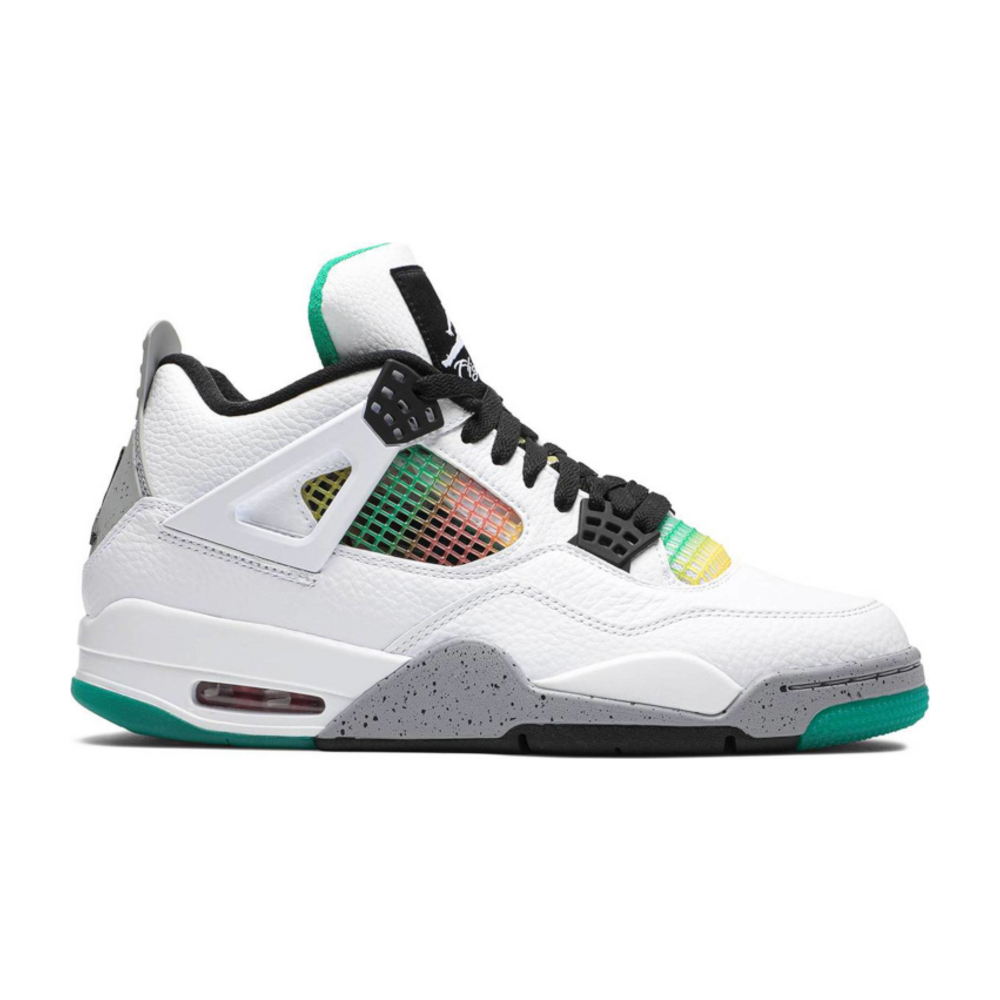 Jordan 4 Lucid Green Rasta