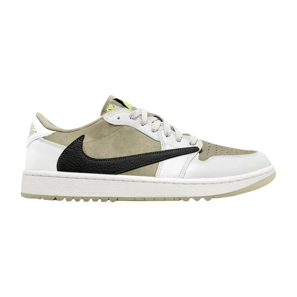 Tenis Air Jordan 1 Low Golf Travis Scott Neutral Olive
