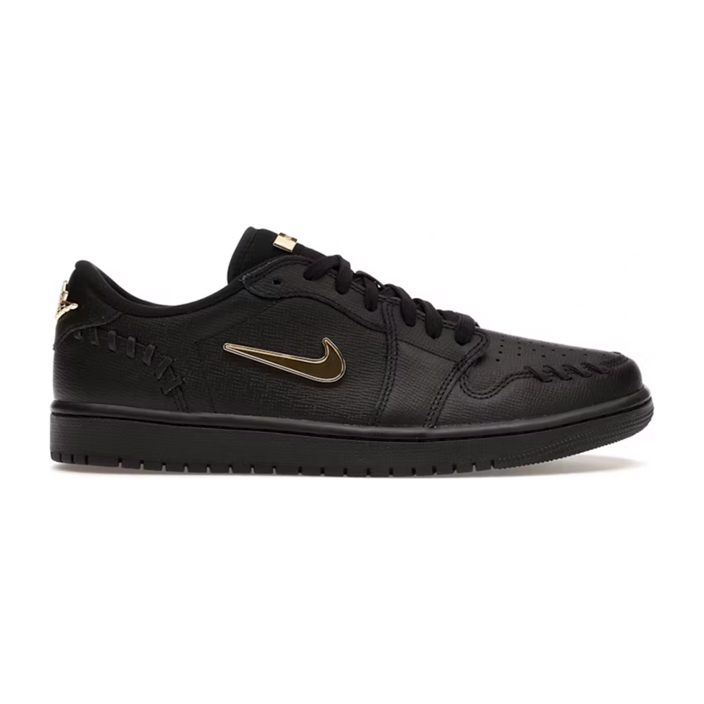 JORDAN 1 LOW METHOD BLACK METALLIC GOLD