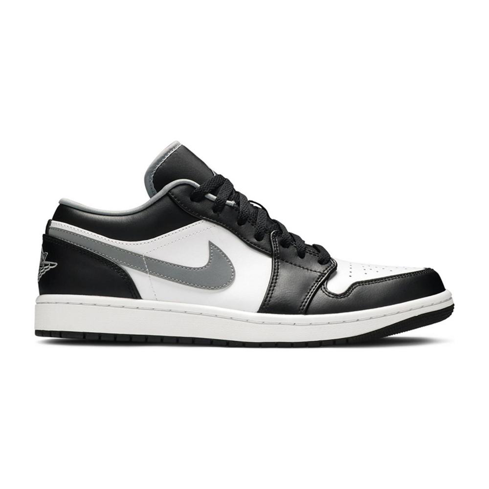 Tenis Air Jordan 1 Low Black White Grey