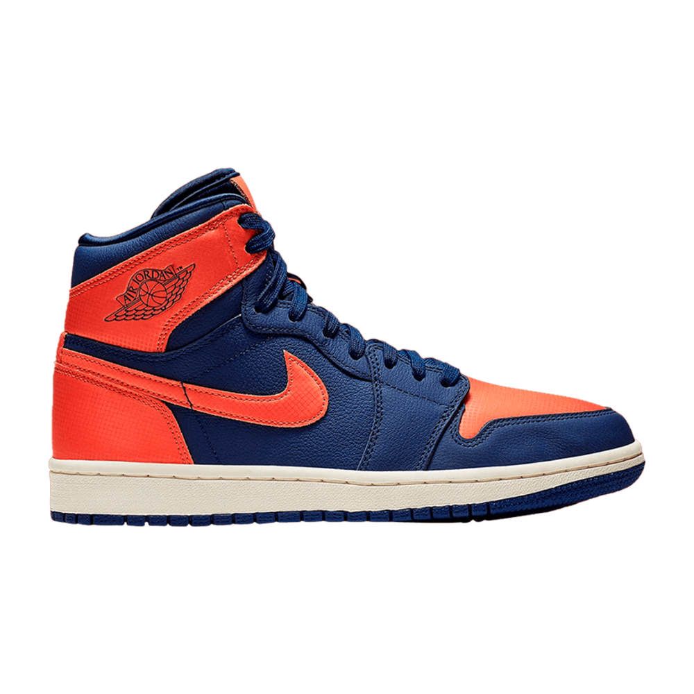 Air Jordan 1 High Blue Void Turf Orange