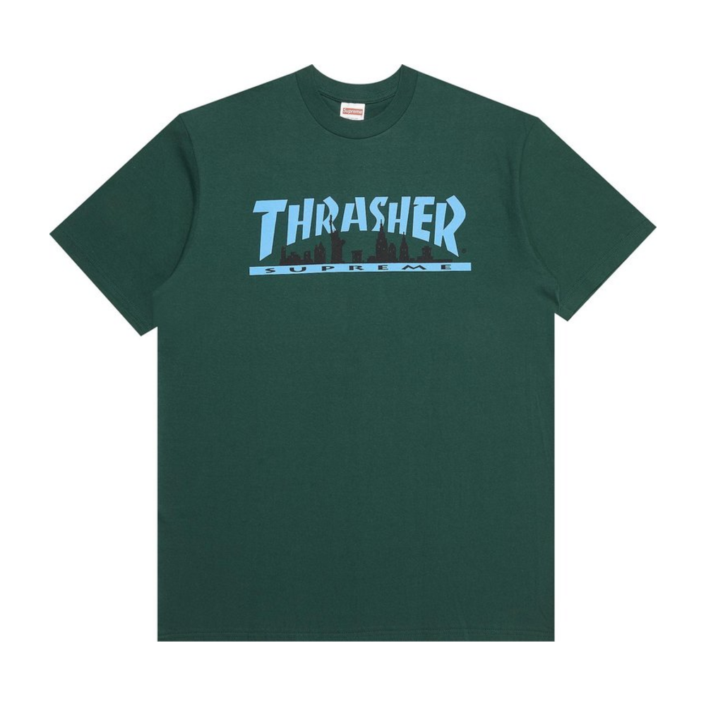 Supreme Thrasher Skyline Tee Dark Green
