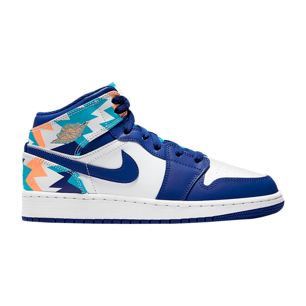 Air Jordan 1 Mid Geometric Print