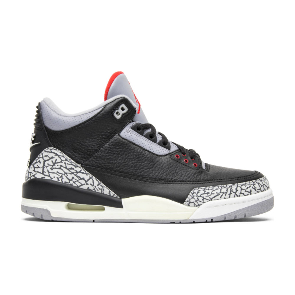 Tenis Jordan 3 Black Cement
