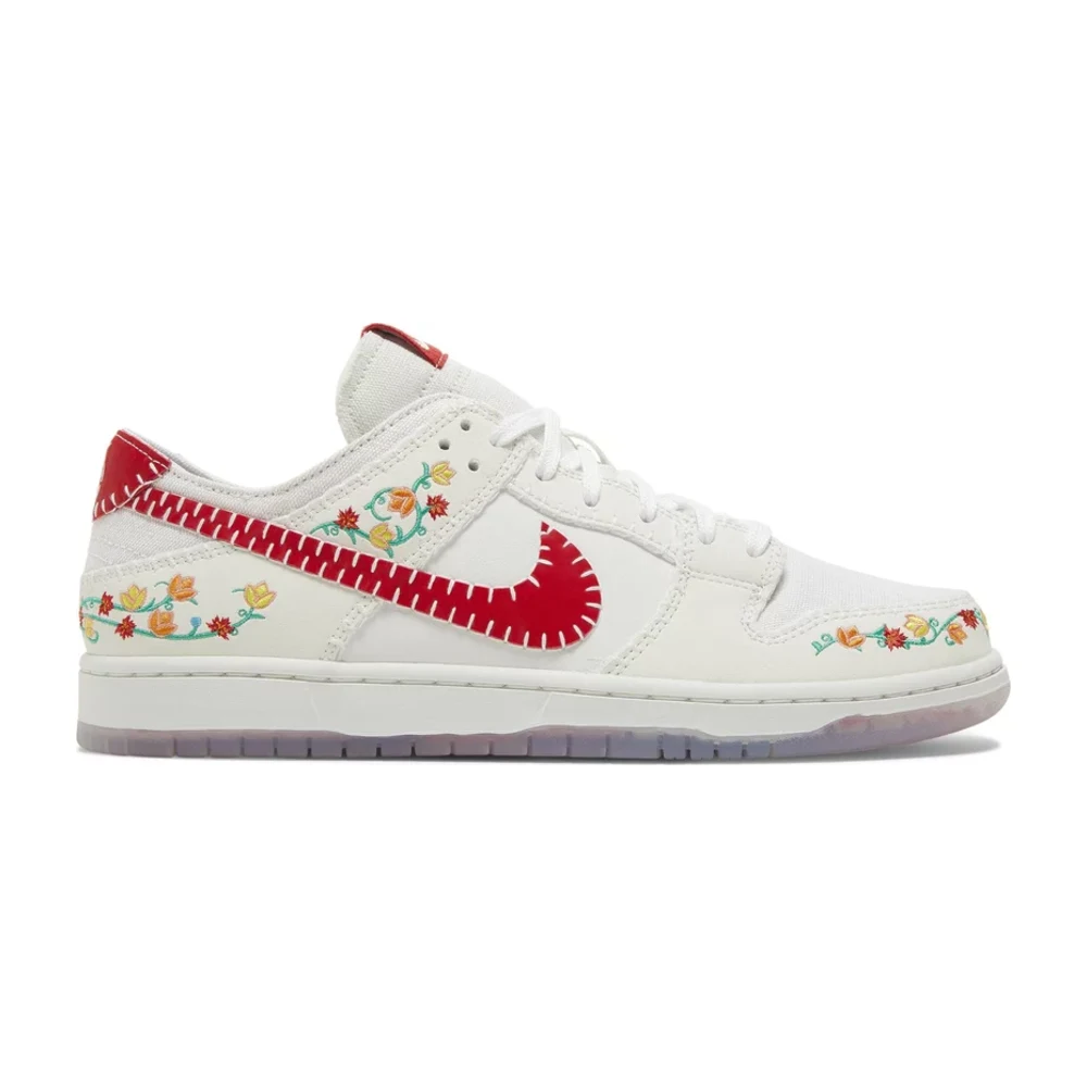 Tenis Nike Sb Dunk Low Decon N7 Opti Yellow University Red