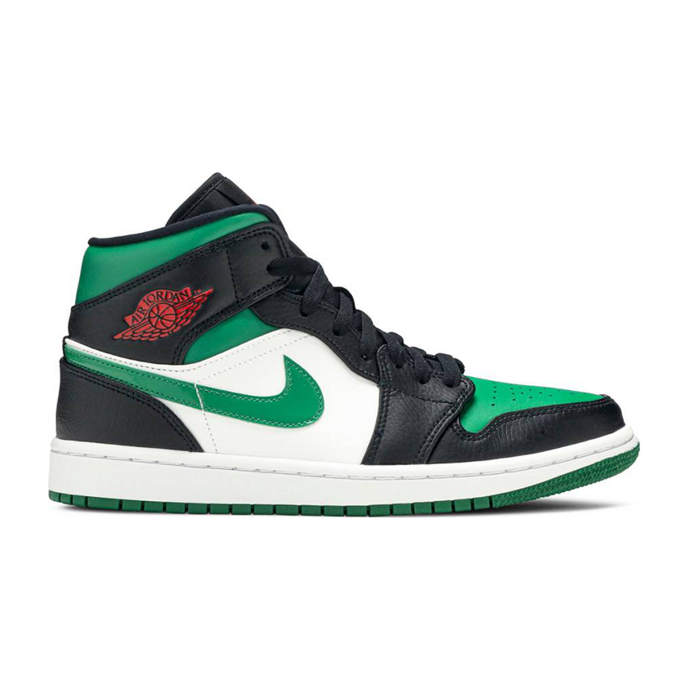 Air Jordan 1 Mid Green Toe