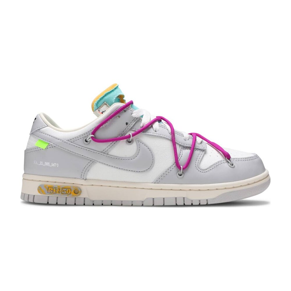 Tenis Nike Dunk Low Off White Lot 21