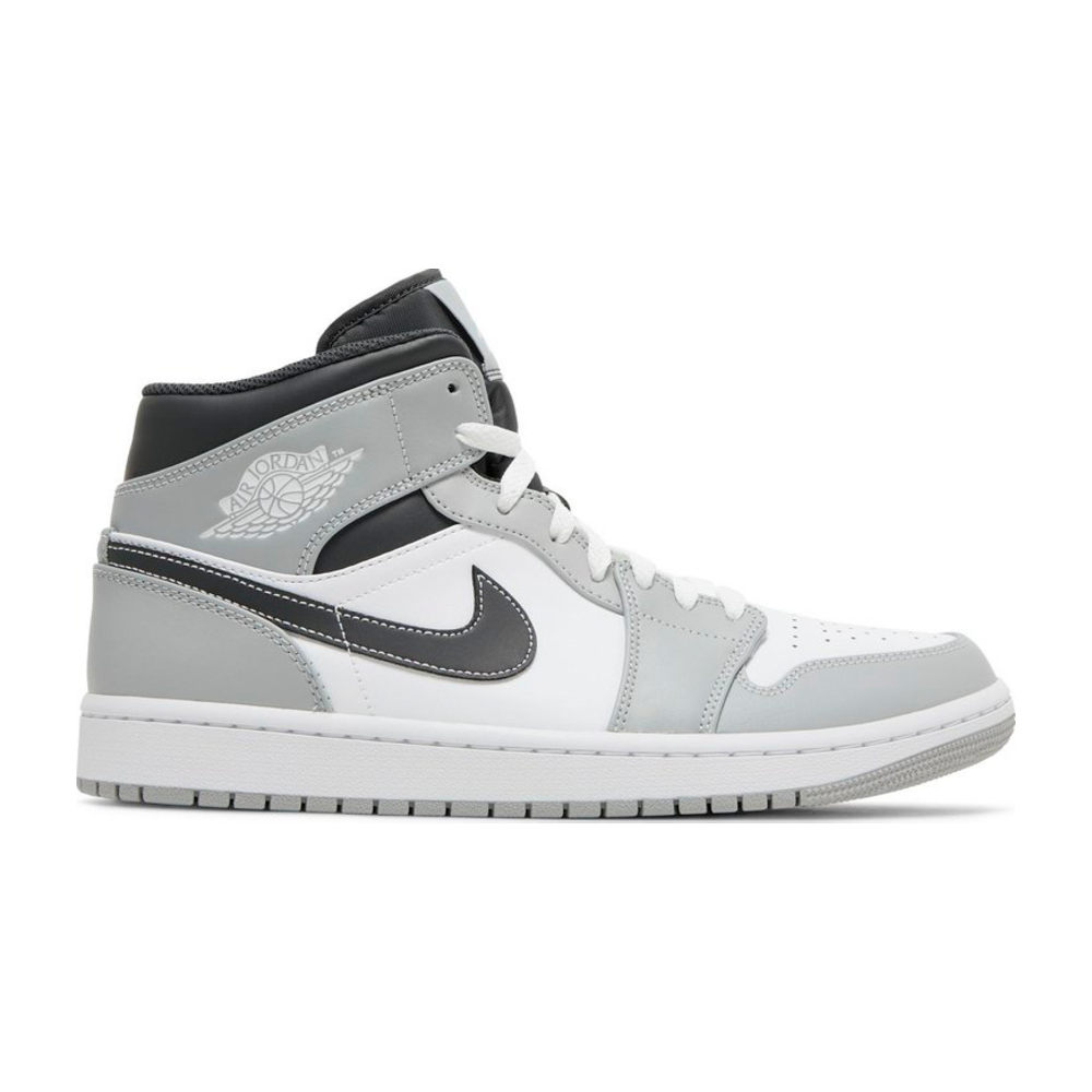 Tenis Air Jordan 1 Mid Light Smoke Grey Anthracite
