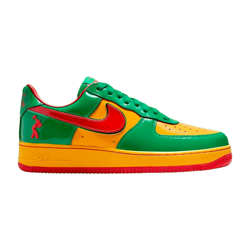 NIKE AIR FORCE 1 LOW LIL YACHTY CONCRETE BOY LUCKY GREEN