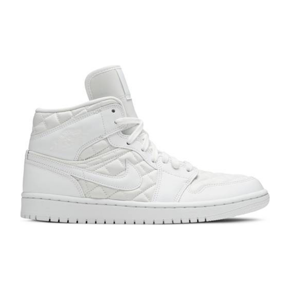 Air Jordan 1 Mid Quilted White