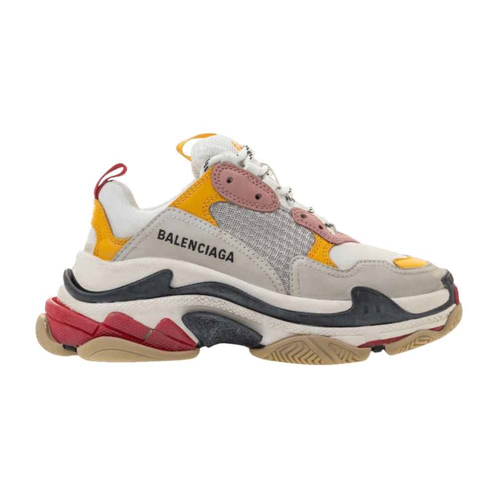 Balenciaga Triple S Cream Yellow Red