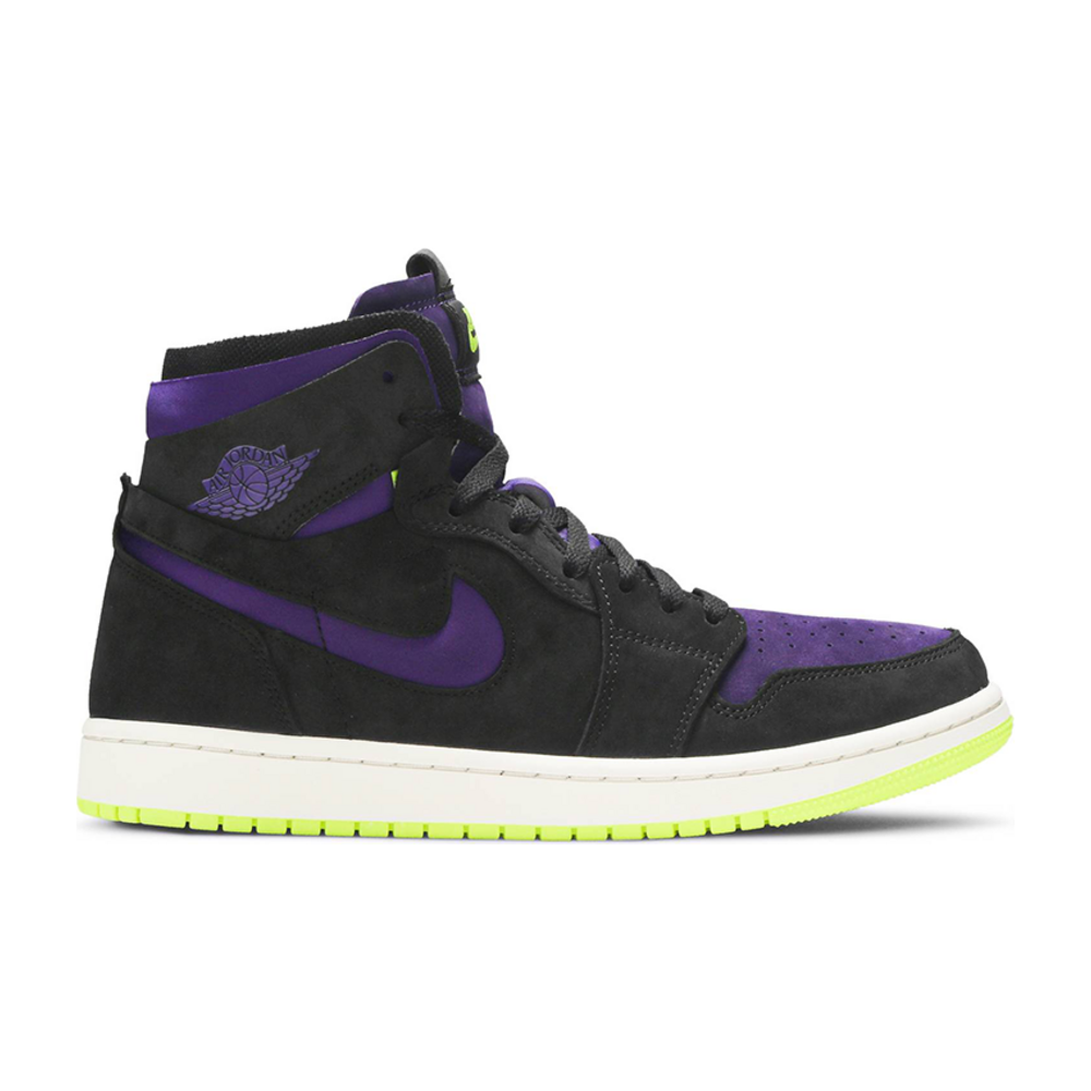 Air Jordan 1 High Zoom Air Cmft Black Court Purple Lemon Venom